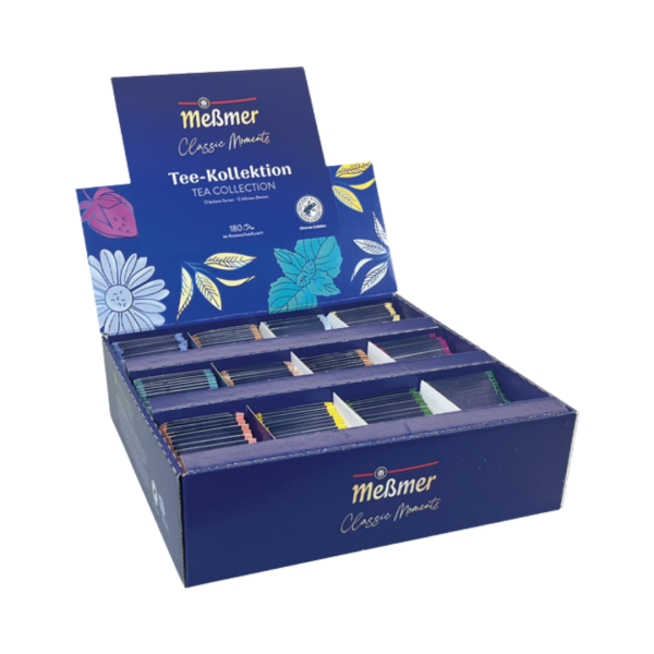 Meßmer Classic Moments Tea Collection Box, 12 Sorten à 15 Teebeutel, Teebeutel im Kuvert, 371,25g